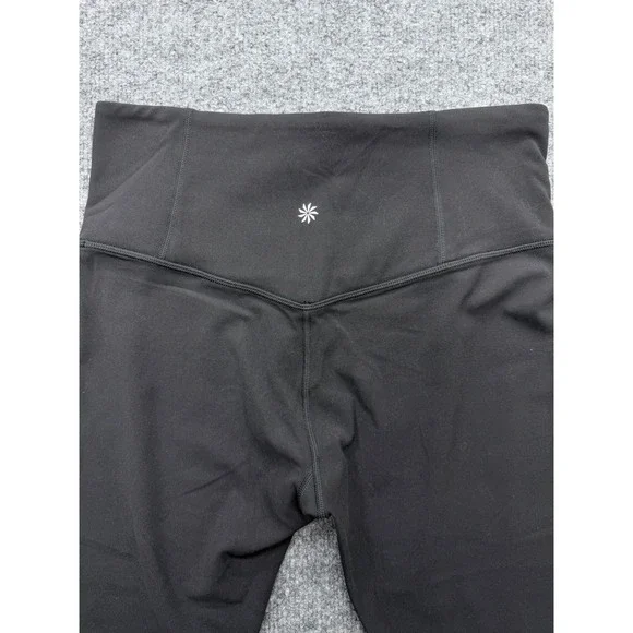 Athleta Ultra High Rise Elation 7/8 Tight Leggings Black Medium Yoga Training - Picture 6 of 6